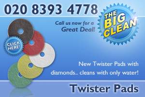 Picture of Twister Pads with diamonds 13 Inch Black