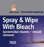 Picture of Spray and Wipe with bleach - Selden 6 pack