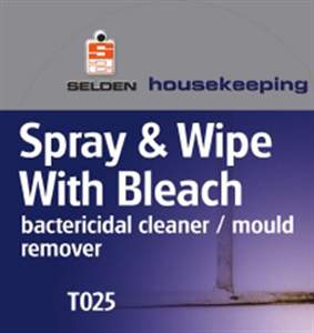 Picture of Spray and Wipe with bleach - Selden 6 pack